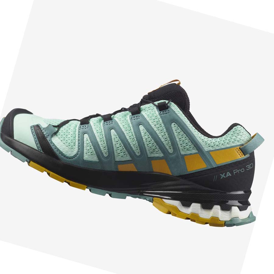 Salomon WoXA PRO 3D v8 Túracipő Női Menta | HU 2792HAP